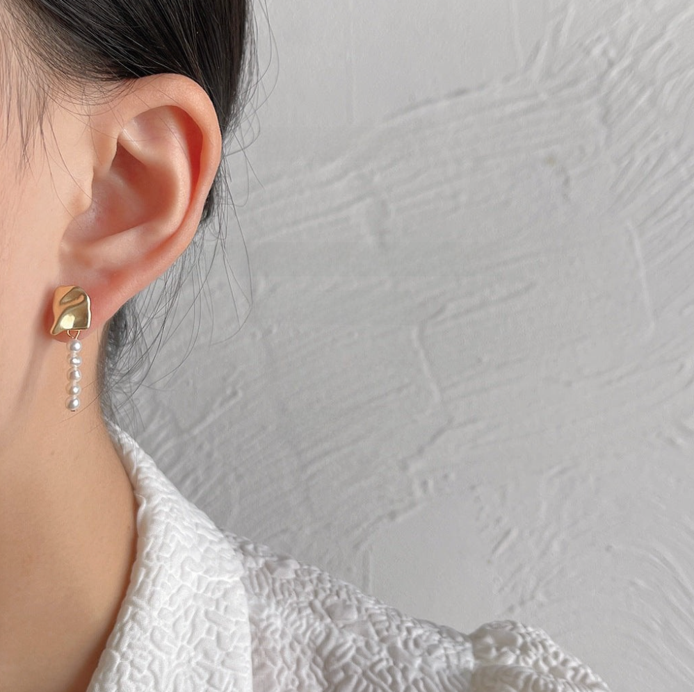 Baroque Freshwater Pearl Drop Earrings