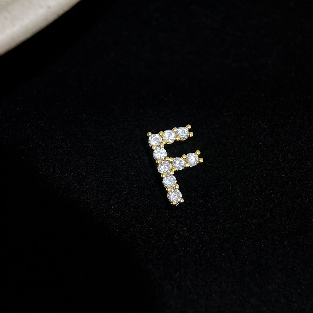 Sparkling Initial Studs
